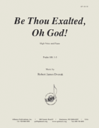 cover for Be Thou Highly Exalted, O God - High Voc-pno