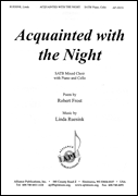 cover for Acquainted With The Night - Satb-pno