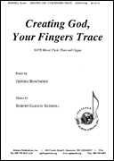 cover for Creating God, Your Fingers Trace - Satb-fl-org - Skinnell