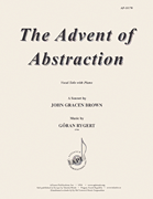 cover for The Advent Of Abstraction - Voc Solo-pno