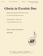 cover for Gloria In Excelsis Deo: 13 2-pt Xmas Carols - Hp-pcn