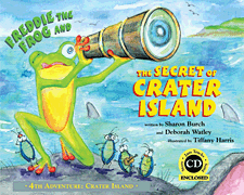 cover for Freddie the Frog and the Secret of Crater Island