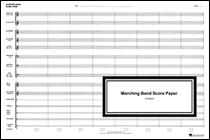 cover for Marching Band Score Paper