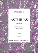 cover for Albeniz: Asturias (leyenda) De Suite Espanola Op.47 No.5
