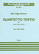 cover for Niels Viggo Bentzon: Third Quartet For Flutes Op.385 (Score)