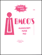 cover for BMCO 12-Stave Manuscript Pad