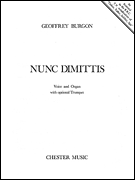 cover for Geoffrey Burgon: Nunc Dimittis