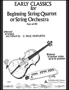 cover for Early Classics for Beginning String Quartet or String Orchestra