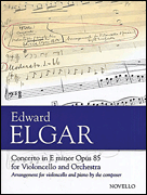 cover for Concerto in E Minor, Op. 85 for Violoncello and Orchestra