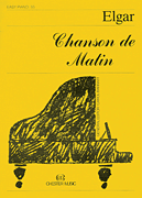 cover for Elgar: Chanson De Matin For Easy Piano