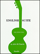 cover for English Suite for Guitar