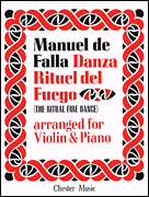 cover for De Falla: Ritual Fire Dance From El Amor Brujo  For Violin and Piano