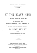 cover for Gustav Holst: At The Boar's Head (Vocal Score)