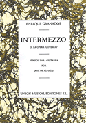 cover for Granados Intermezzo From Goyescas (azpiazu)