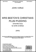 cover for John Harle: Mrs Beeton's Christmas Plum Pudding