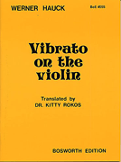 cover for Vibrato on the Violin