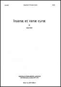 cover for Insanae Et Vanae Curae