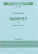 cover for Jorgensen Quintet For Brass 2 Tpts/Hn/Tbn/Tba M/S