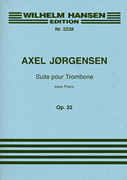 cover for Suite for Trombone and Piano Op. 22