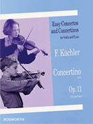 cover for Concertino in G, Op. 11 (1st and 3rd position)
