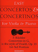 cover for Concertino in G Op. 15