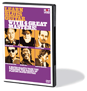 cover for Learn Blues Guitar with 6 Great Masters!