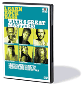 cover for Learn Rock Bass with 6 Great Masters!