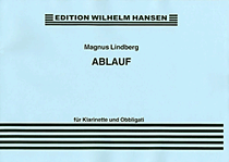 cover for Magnus Lindberg: Ablauf  (Clarinet And Percussion)