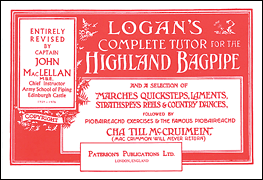 cover for Logan's Complete Tutor for the Highland Bagpipe