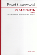cover for Pawel Lukaszewski: O Sapientia (SSAATTBB)