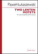 cover for Two Lenten Motets
