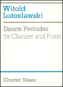 cover for Dance Preludes for Clarinet and Piano