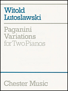 cover for Paganini Variations for Two Pianos
