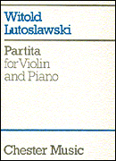 cover for Partita for Violin and Piano