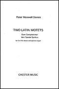 cover for Two Latin Motets