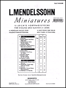 cover for Mendelssohn: 15 Miniatures For Violin And Piano Vol.1