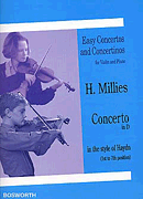 cover for Hans M. Millies: Concertino In D In The Style Of Haydn