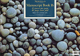 cover for Novello Manuscript Book 16: A3 Landscape