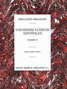 cover for Canciones Clasicas Españolas - Volumen IV