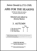 cover for Oswald: Airs For The Seasons: No.3 Autumn  Flute And Piano
