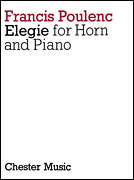 cover for Elegie for Horn and Piano