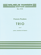 cover for Trio for Piano, Oboe and Bassoon