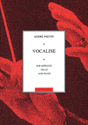 cover for Vocalise for Soprano, Cello and Piano