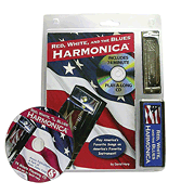 cover for Red, White, and the Blues Harmonica