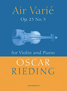 cover for Air Varie Op. 23 No. 3