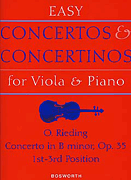 cover for Concerto in B Minor for Viola and Piano Op. 35
