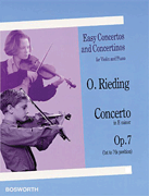 cover for Oskar Rieding: Concerto In E Minor (Violin/Piano)