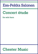 cover for Concert Etude for Solo Horn