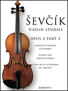 cover for Sevcik Violin Studies - Opus 2, Part 3