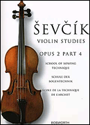 cover for Sevcik Violin Studies - Opus 2, Part 4